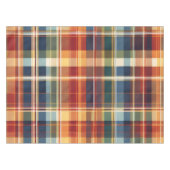 Tafeldoek Kleurrijke Plaid Herfst Herfst Thanksgiv Tafelkleed (Voorkant (Horizontaal))