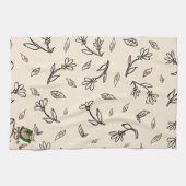Tafeldoek met madeliefjesbloem theedoek (Horizontaal)