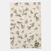 Tafeldoek met madeliefjesbloem theedoek (Verticaal)