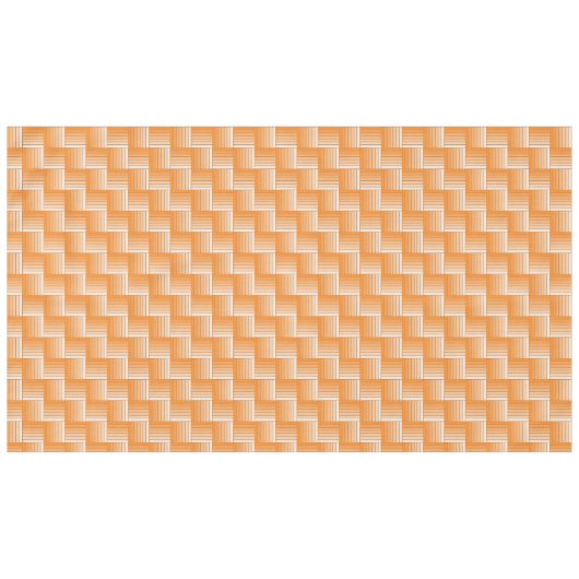 Tafeldoek - Sinaasappel Shaded Ribbon Weave Tafelkleed (Voorkant (Horizontaal))