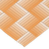 Tafeldoek - Sinaasappel Shaded Ribbon Weave Tafelkleed (Gekanteld)