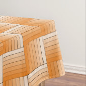 Tafeldoek - Sinaasappel Shaded Ribbon Weave Tafelkleed (Voorbeeld)