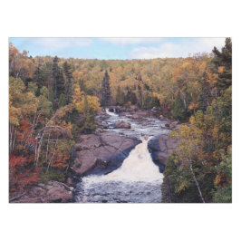 Tafeldoek van de Herfsten van de rivier de Beaver Tafelkleed