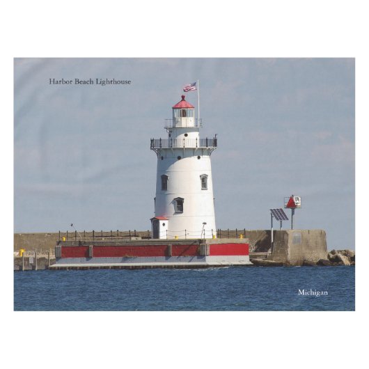 Tafeldoek van de vuurtoren van Harbour Tafelkleed (Voorkant (Horizontaal))