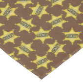 Tafeldoek voor landsheriffs badge tafelkleed (Gekanteld)