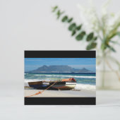 Tafelgebergte met briefkaarten voor vissersboten (Staand voorkant)