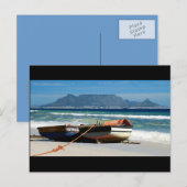 Tafelgebergte met briefkaarten voor vissersboten (Voorkant / Achterkant)