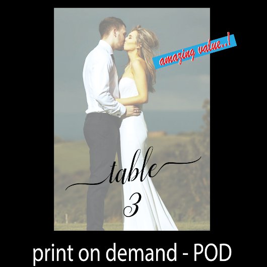 Tafelgetallen prachtige paardenweduwfoto kaart