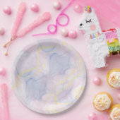 Tafelinstelling verhogen met ronde papieren Borden Papieren Bordje (Feest)