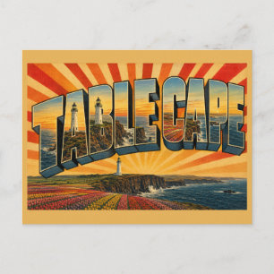 Tafelkaap Tasmanië Australië Vuurtoren Vulkaan Briefkaart