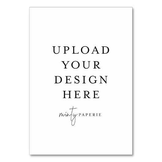 Tafelkaart - 3,5" x 5" Portret Kaart (Voorkant)