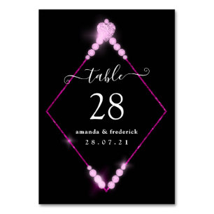Tafelkaart 60ste Diamanten Huwelijksjubileum Kaart