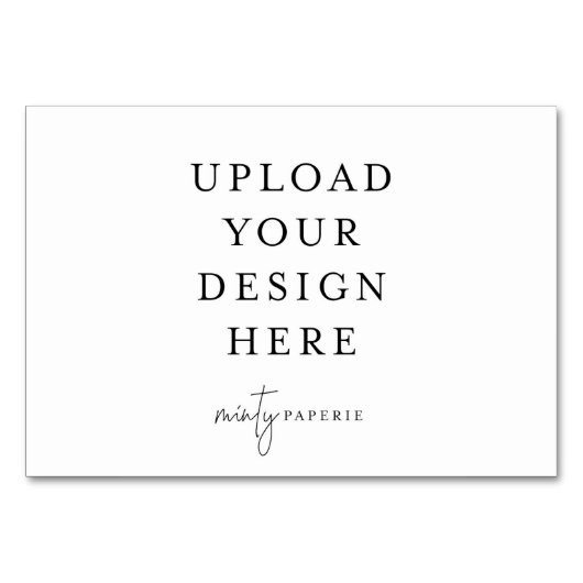 Tafelkaart - 9 x 13 cm Liggend Kaart (Voorkant)