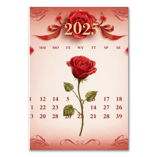 Tafelkaart cadeaukaart in de vorm van een stijlvol kaart (Voorkant)