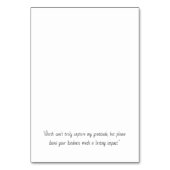 Tafelkaart Kaart (Achterkant)