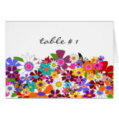 Tafelkaarten - bruiloft (Voorkant Horizontaal)