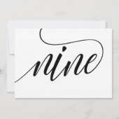 Tafelkaarten voor de bruiloft - Luxe typografie - Kaart (Achterkant)