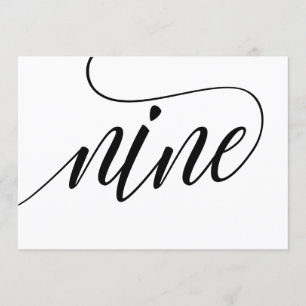 Tafelkaarten voor de bruiloft - Luxe typografie - Kaart