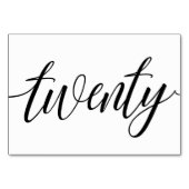 Tafelkaarten voor de bruiloft - Luxe typografie - Kaart (Achterkant)