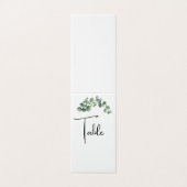 Tafelkaartjes voor de bruiloft kaart (Buitenkant ongevouwen)