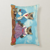 tafelkeutens op het strand accent kussen (Voorkant(Verticaal))