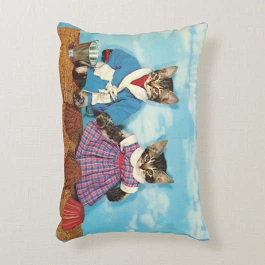 tafelkeutens op het strand accent kussen (Voorkant(Verticaal))