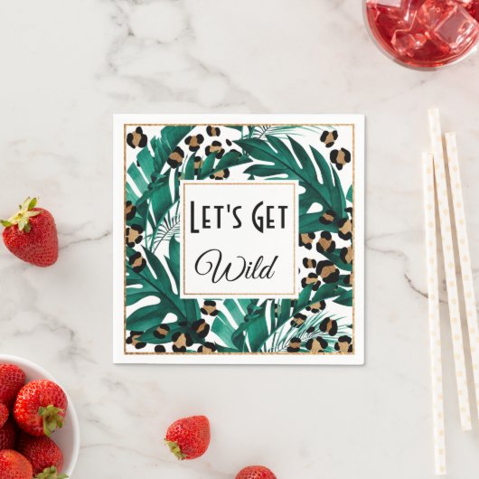 Tafelkleden voor Bachelorette-feestje 'Laten we wi Servet (Insitu)