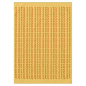 Tafelkledij - Bruin Holly bladeren op Sinaasappel Tafelkleed (Voorkant)