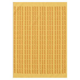 Tafelkledij - Bruin Holly bladeren op Sinaasappel Tafelkleed