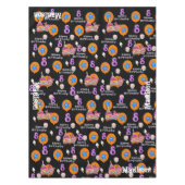 Tafelkledij, Happy 8th Birthday, #8 Black Tafelkleed (Voorkant)