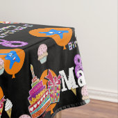 Tafelkledij, Happy 8th Birthday, #8 Black Tafelkleed (Voorbeeld)