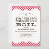 Tafelkledij Rooiuitnodigingen Kaart (Voorkant)