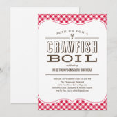 Tafelkledij Rooiuitnodigingen Kaart (Voorkant / Achterkant)