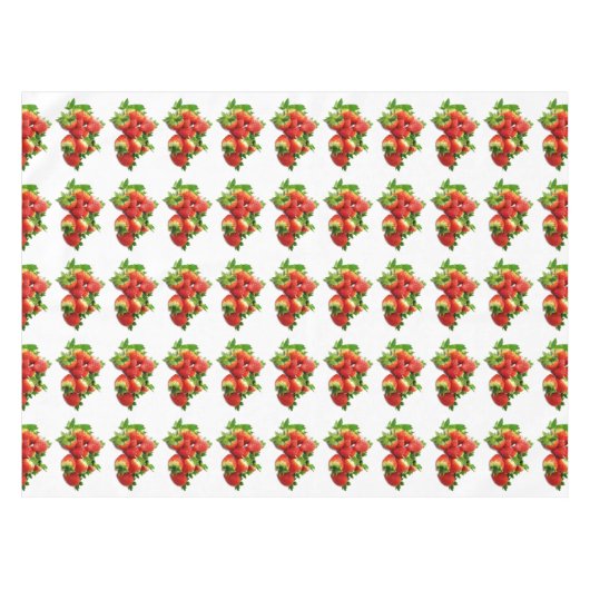 Tafelkledij van aardbeienpatroon in landstijl tafelkleed (Voorkant (Horizontaal))