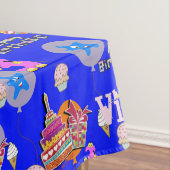 Tafelkleding, Happy 3rd Birthday, #3 Blue Tafelkleed (Voorbeeld)