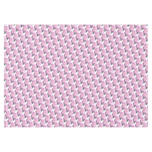 Tafelkleed "60x84" Roze Pioenen (Voorkant (Horizontaal))