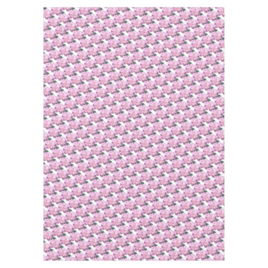 Tafelkleed "60x84" Roze Pioenen (Voorkant)