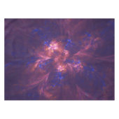 Tafelkleed Abstract blauw en Paarse vorm (Voorkant (Horizontaal))
