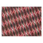 Tafelkleed Abstract Zwart Rood Wit (Voorkant (Horizontaal))