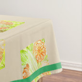 Tafelkleed Aspidistra eliator en Gerbera jamesoni (Voorbeeld)