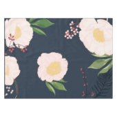 Tafelkleed Baby Roze Kosmos op Navy (Voorkant (Horizontaal))