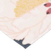 Tafelkleed Baby Roze Kosmos op Navy (Gekanteld)