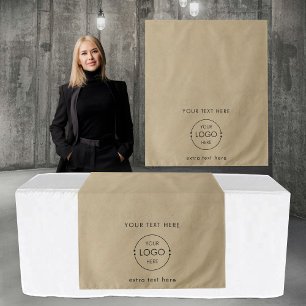 Tafelkleed Banner Logo Tekst Kraft Pop-Up Winkel Wandkleed