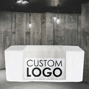 Tafelkleed Banner Pop Up Shop Groot Logo Linnen Wandkleed
