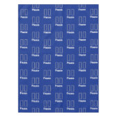 Tafelkleed Blauw Pauze (Voorkant)