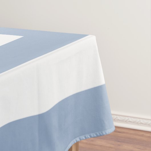 Tafelkleed Blauw & Wit Streep (Voorbeeld)