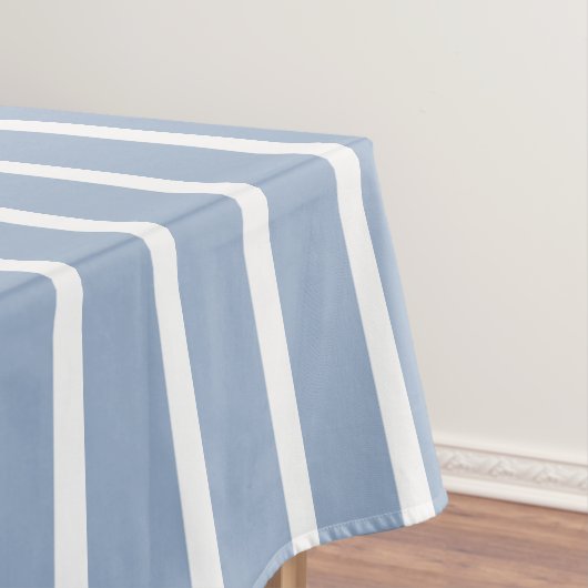 Tafelkleed Blauw & Wit Streep (Voorbeeld)