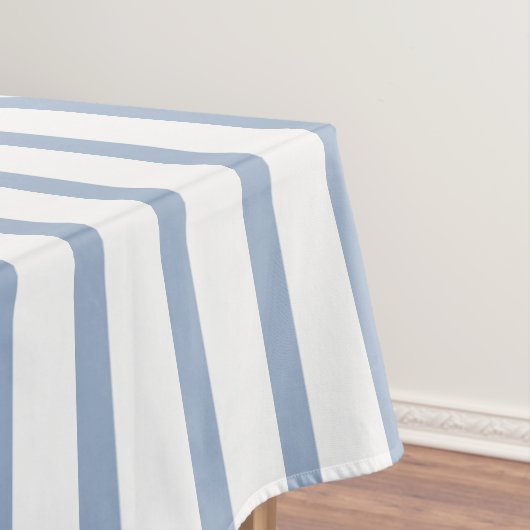 Tafelkleed Blauw & Wit Streep (Voorbeeld)