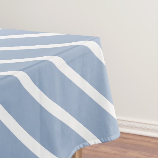 Tafelkleed Blauw & Wit Streep (Voorbeeld)