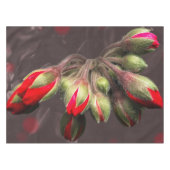Tafelkleed bloeit rood en donker (Voorkant (Horizontaal))